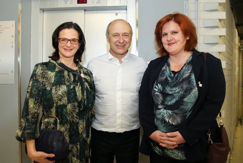  Ingrid Gortan, maestro Ivan Fischer in Uršula Cetinski po koncertu. Foto: arhiv CD